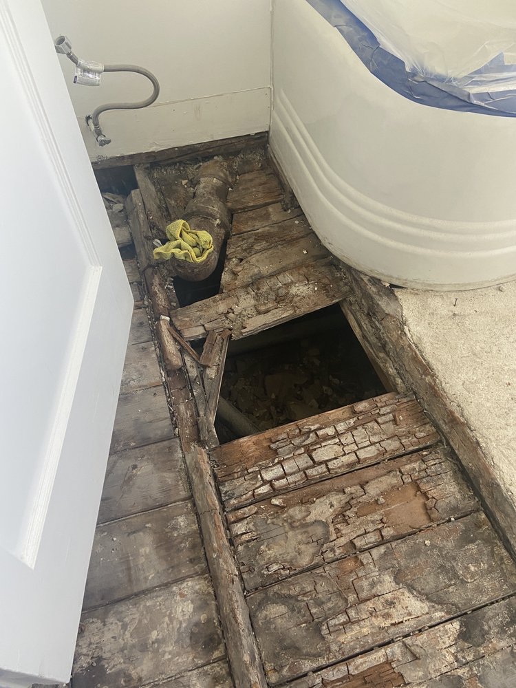 Subfloor & Drain Line Repair · South Park