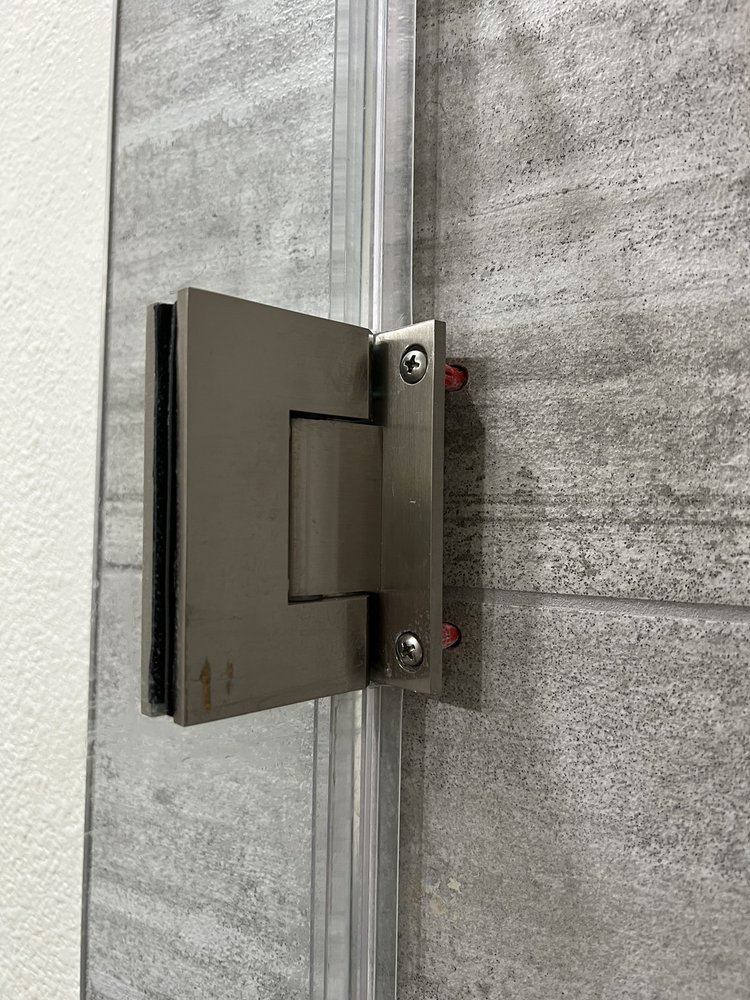 Brushed Nickel Shower Hardware · Del Cerro