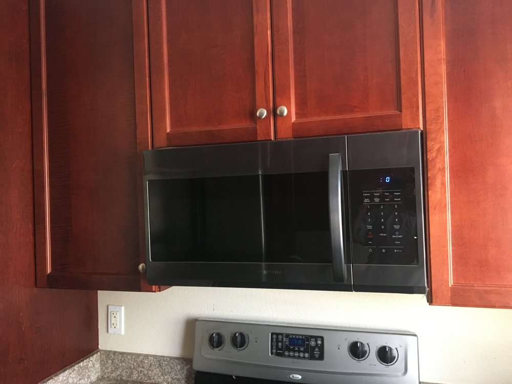 Microwave & Cabinet Refresh · Tierrasanta