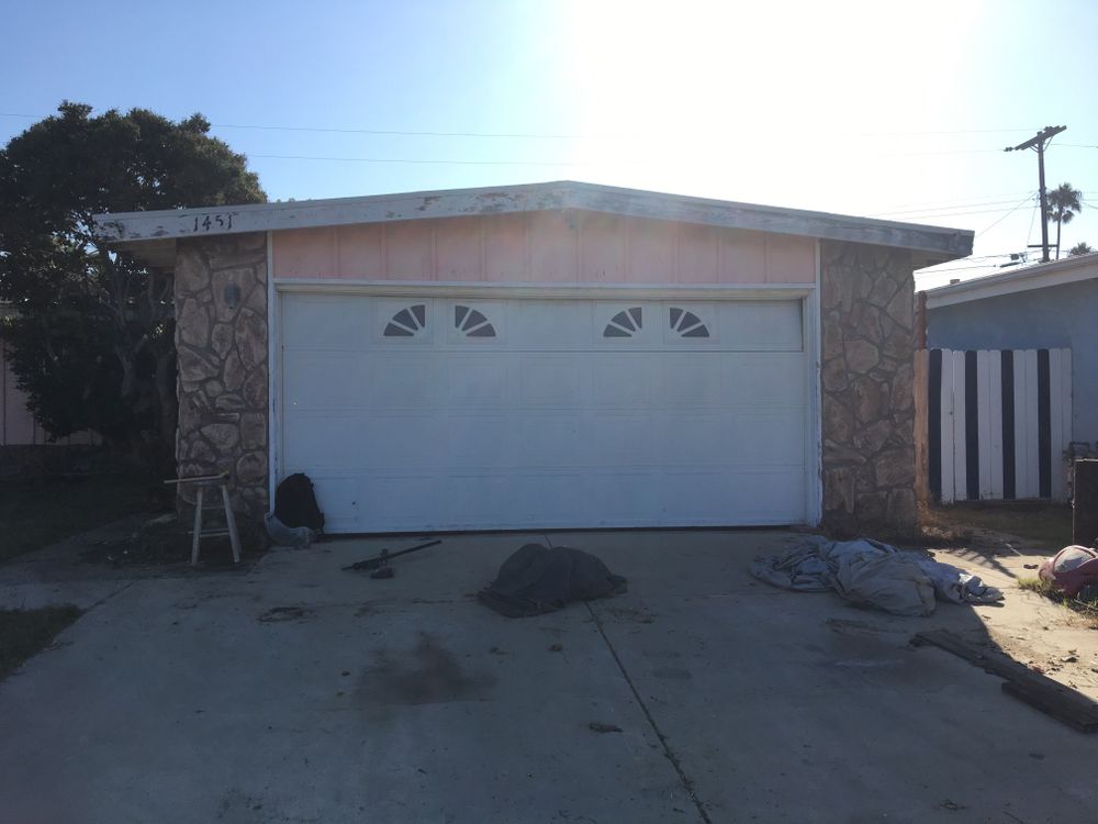 Garage & Stone Facade · Clairemont