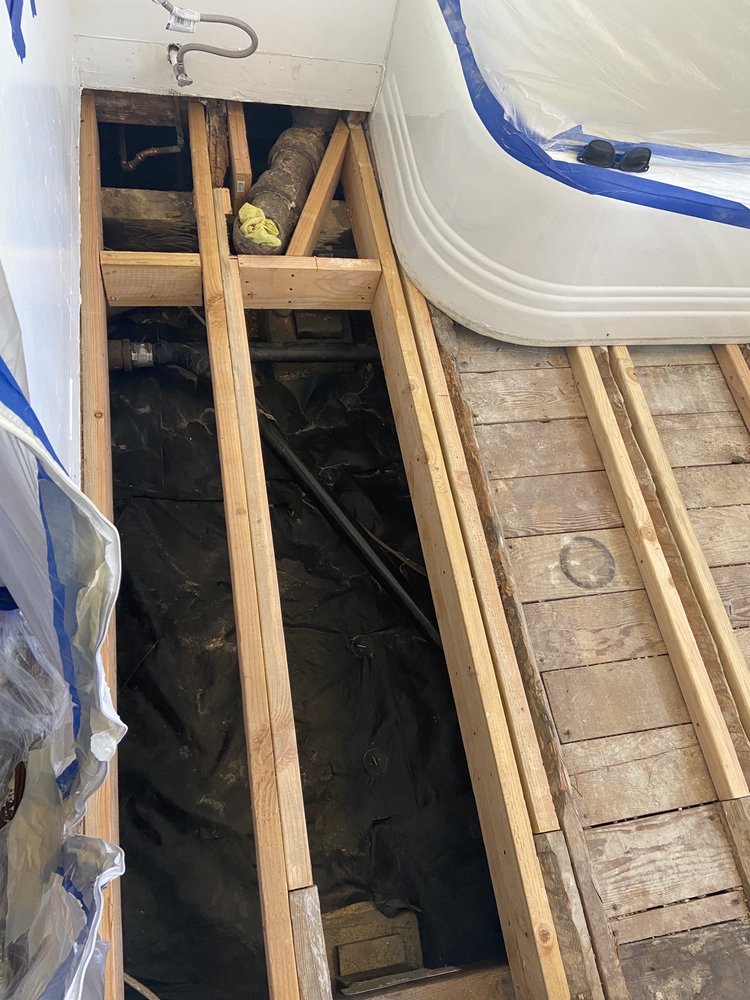 Joist & Plumbing Reframe · Golden Hill